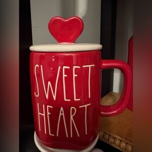 Rae Dunn Sweetheart Topper Mug